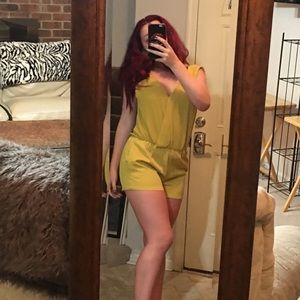 Naked Zebra Yellow Romper